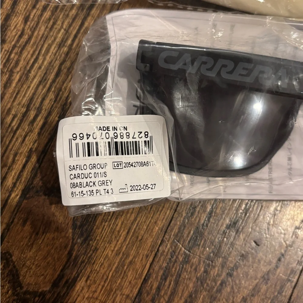 Carrera Carduc x Ducati Black Sunglasses with Gray Lenses BRAND NEW with case